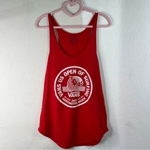 Vans Women’s Huntington Beach Red Muscle Tee